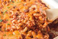 Homestyle Cheeseburger Macaroni Bake