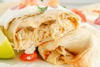 Crispy Air Fryer Chicken Chimichangas