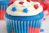 Patriotic Swirl Cupcakes
