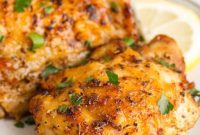 Crispy Lemon Pepper Air Fryer Chicken Thighs