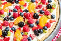 Sweet Fruit Pizza Delight