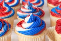 Patriotic Fourth of July Cupcakes