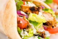 Flavorful Greek Chicken Gyros