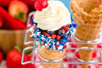 Firecracker Waffle Cones