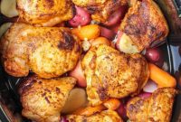 Effortless Slow Cooker Chicken Thighs