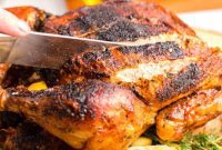 Golden Crispy Air Fryer Whole Chicken