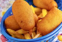 Homemade Bite-Sized Corn Dogs