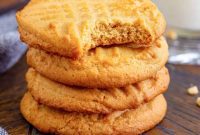 Classic Cafeteria Peanut Butter Cookies