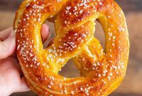 Golden Homemade Soft Pretzels with Creamy Cheese Dip