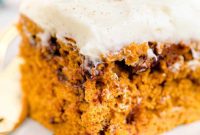 Spiced Pumpkin Chocolate Chip Cake