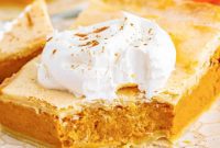 Sheet Pan Pumpkin Pie