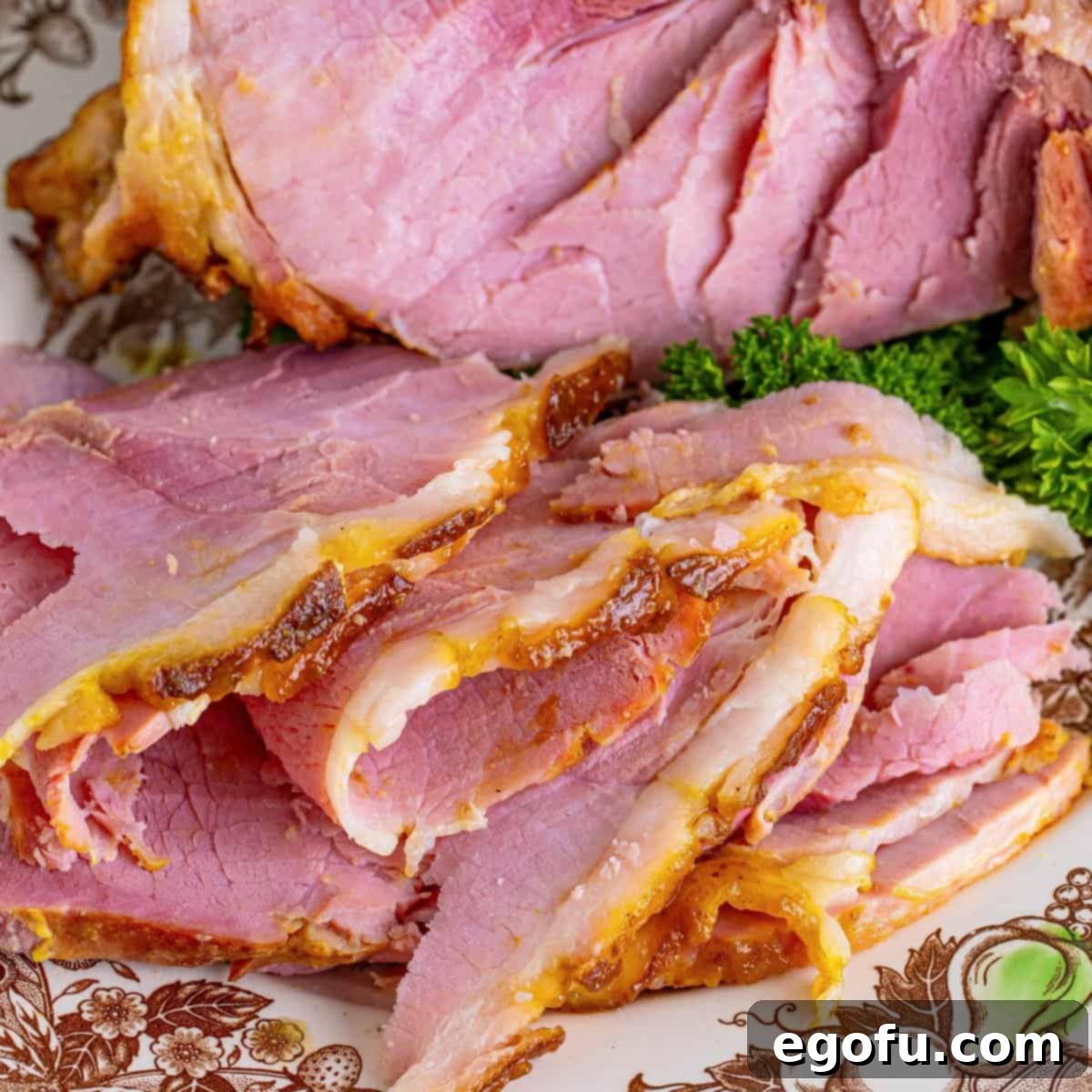 Mahogany Glazed Ham 1 featured 114632