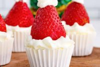 Jolly Santa Hat Cheesecakes