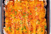 Crispy, Cheesy Air Fryer Chicken Enchiladas