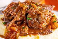 Rich French Onion Crock Pot Roast