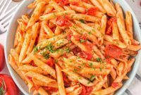 Penne with Garden Tomato Sauce