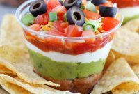 Portable 7-Layer Dip Cups