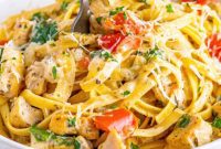 One-Pot Creamy Garlic Chicken Pasta