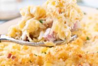 Savory Ham and Cheese Gratin
