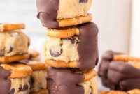 Pretzel-Wrapped Cookie Dough Delights