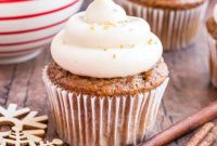 Cozy Gingerbread Cupcakes