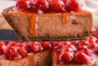 Decadent Cherry Chocolate Cheesecake