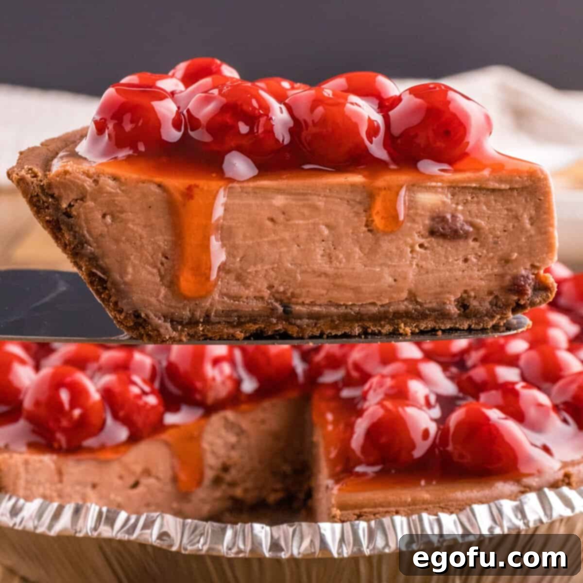 Decadent Cherry Chocolate Cheesecake 1 featured 144484