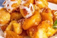 Caramelized Peach Dumpling Bake