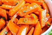 Amber Glazed Carrot Jewels