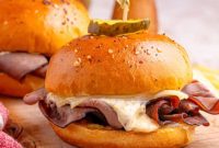 Ultimate Air Fryer Roast Beef Melts