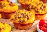 Cheesy Taco Biscuit Bowls