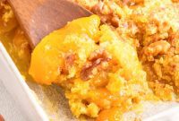 Golden Peachy Oven Delight