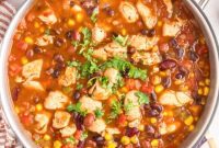 Fiesta Chicken Taco Soup