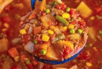 Hearty Beef & Garden Vegetable Soup