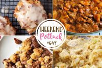 Weekend Potluck Baked Apple Fritters