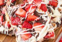 Decadent Strawberry Chocolate Bark