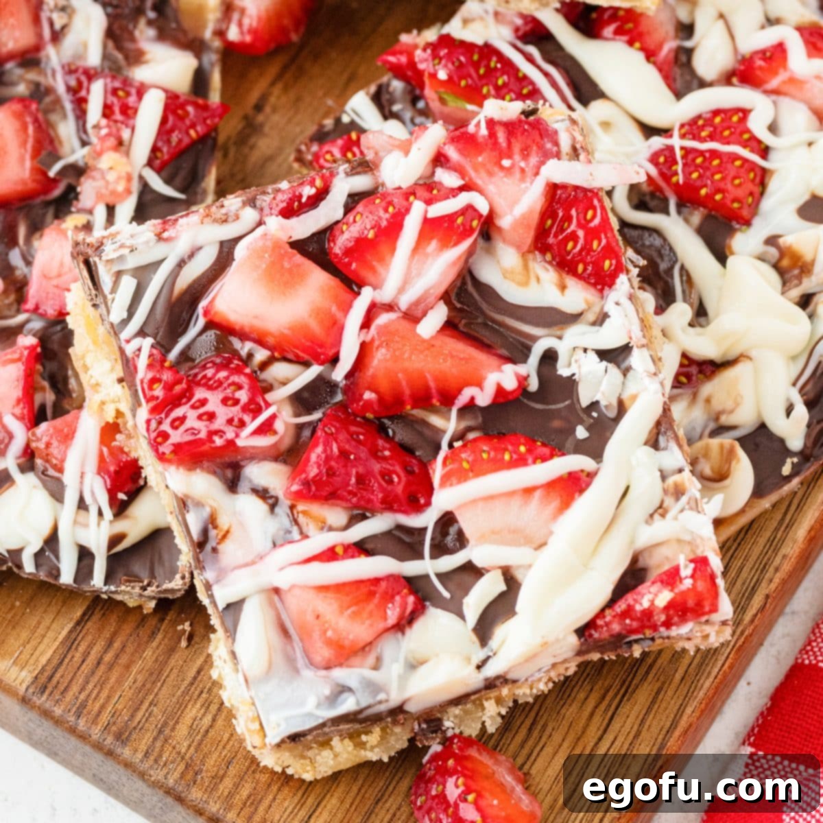 Decadent Strawberry Chocolate Bark 1 featured 170426