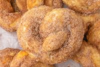 Sugar Dusted Cinnamon Pretzels