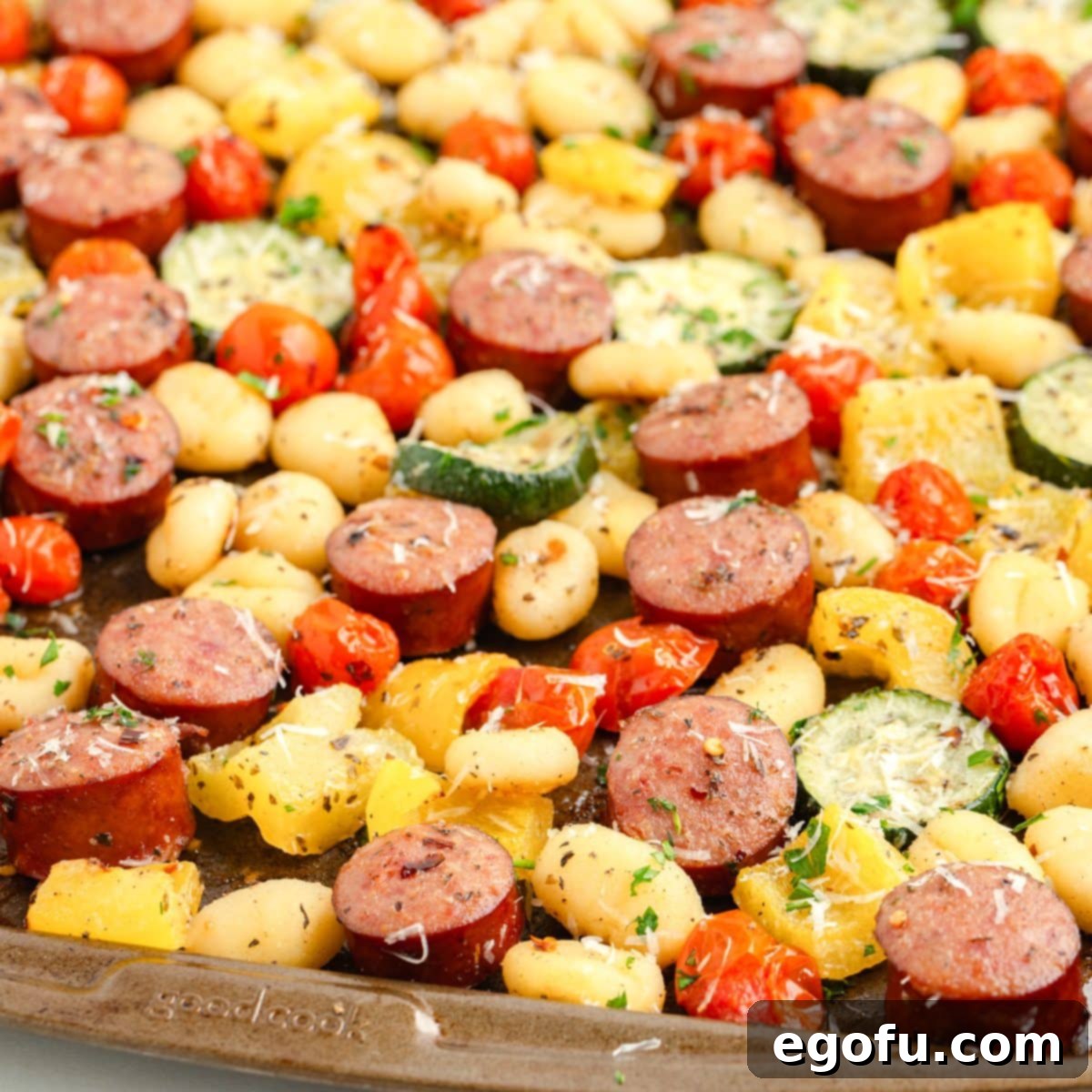 One-Pan Sausage and Gnocchi Bake 1 featured 175791