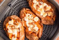 Fluffy Air Fryer Sweet Potatoes