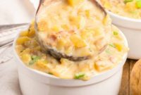 Creamy Slow Cooker Potato Soup For Two