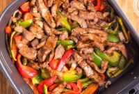 Air Fryer Steak Fajita Feast