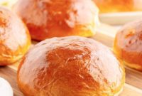 Golden Buttery Brioche Buns Fresh From Your Oven