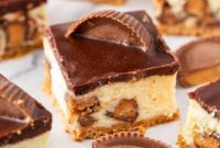 Ultimate Peanut Butter Chocolate Cheesecake Bars
