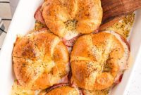Ham and Cheese Stuffed Croissants