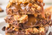 Golden Caramel Oat Bars