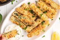 Crispy Air-Fried Zucchini Fries