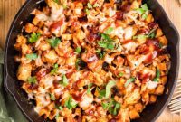 Smoky BBQ Chicken and Crispy Potato Skillet