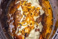 Tender French Onion Slow Cooker Meatloaf
