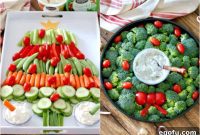 Festive Veggie Tree Platter